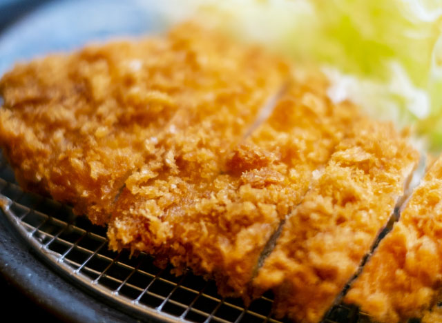 黒豚トンカツを堪能