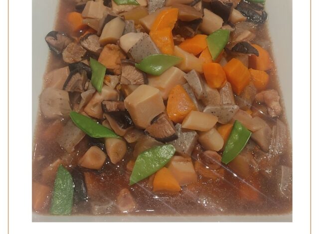 朝食ビュッフェ～筑前煮～